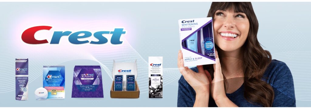 Crest 3D Whitening Strips & Floss & Toothpaste UK